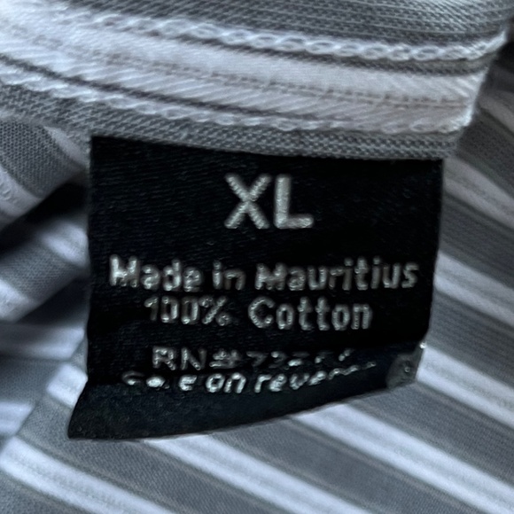 Men's Apt 9 Striped Button-Down Shirt Sz XL - Picture 3 of 5